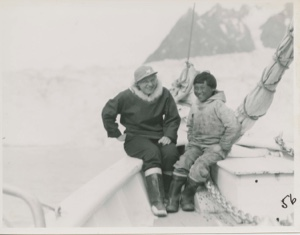 Image of Miriam and Eskimo [Inuk] boy